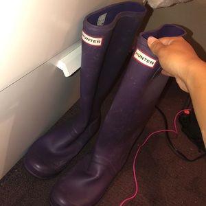 Purple Hunter Boots
